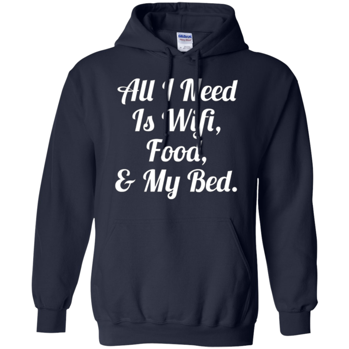 All I Need Is Wifi Food & My Bed TShirt Teen Boys & Girls