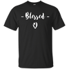 Image of A shirt that says Blessed | Blessed Thanksgiving T-Shirt