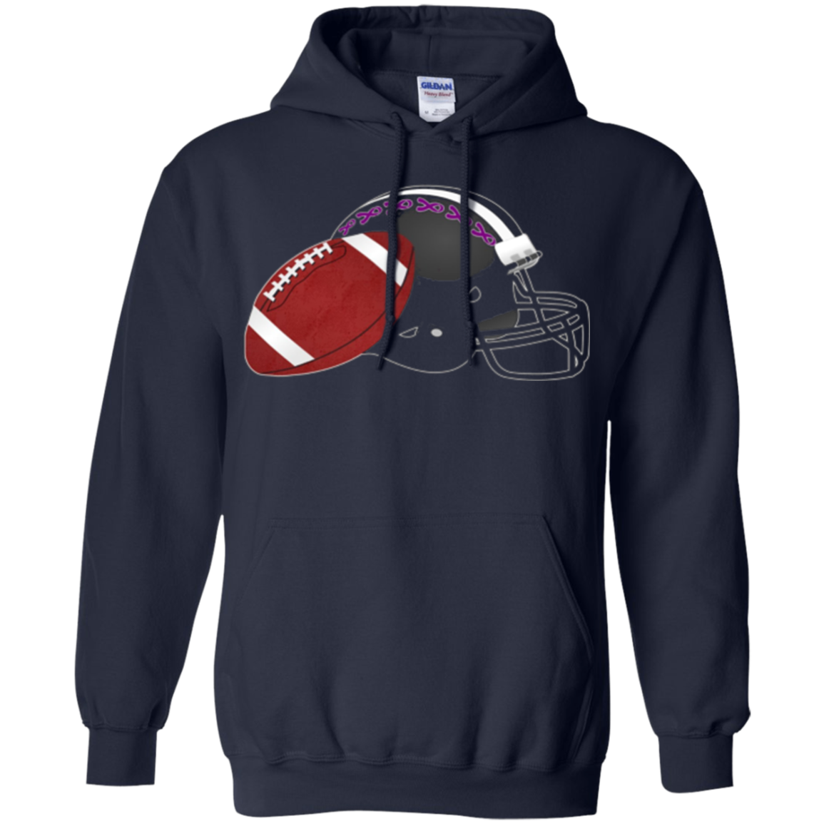 Alzheimer Awareness Purple Ribbon Shirt For Football Fans