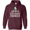 Image of Santa Electrical Engineer Funny Tshirt on Christmas Holiday
