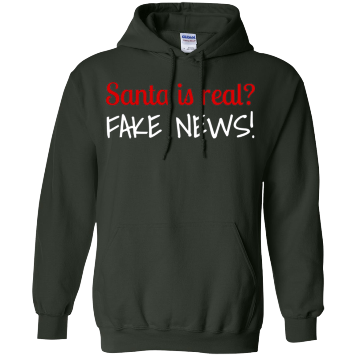 Santa Fake News T-Shirt Trump Joke Funny Christmas Gift