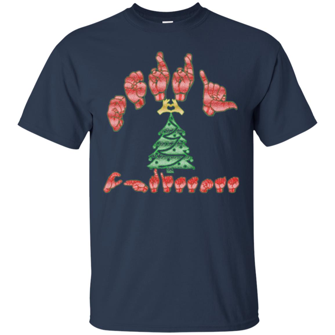 American Sign Language Christmas T shirt great gift idea