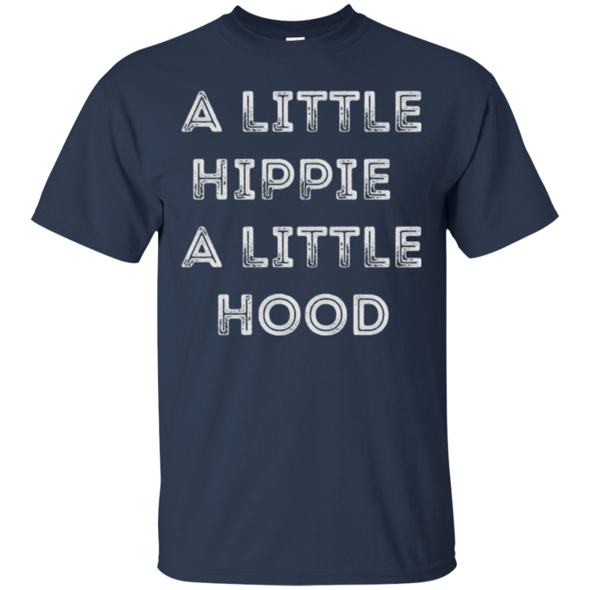A Little Hippie A Little Hood Distressed T-Shirt