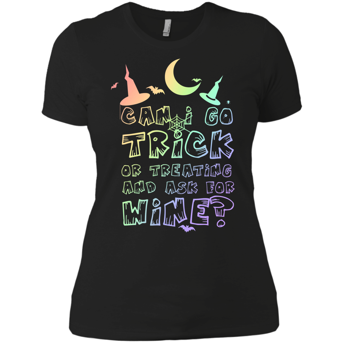 Adult Trick Or Treating For Wine Long Sleeve Shirt