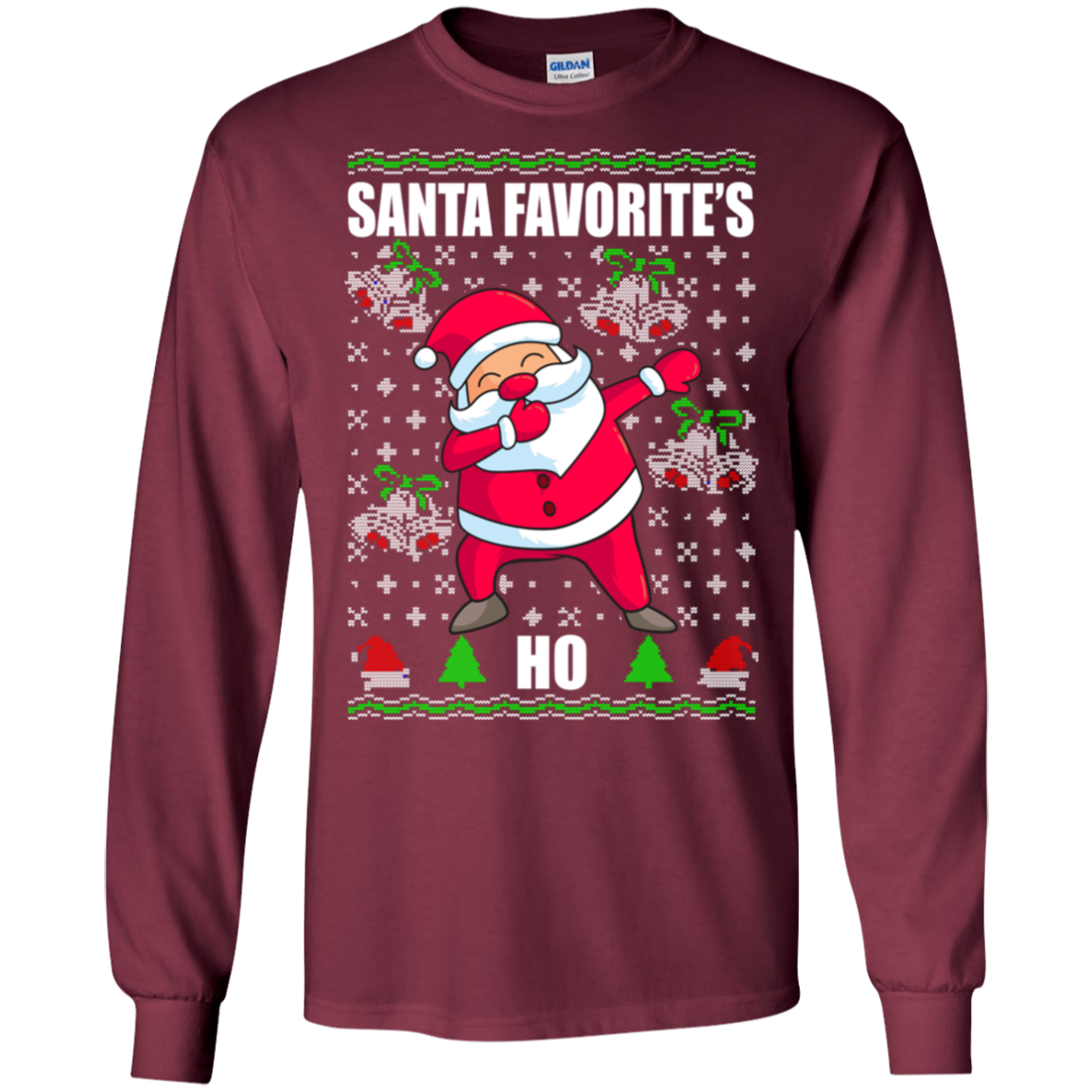 Santa Favorite's Ho Dabbing Santa X-ma T-Shirt