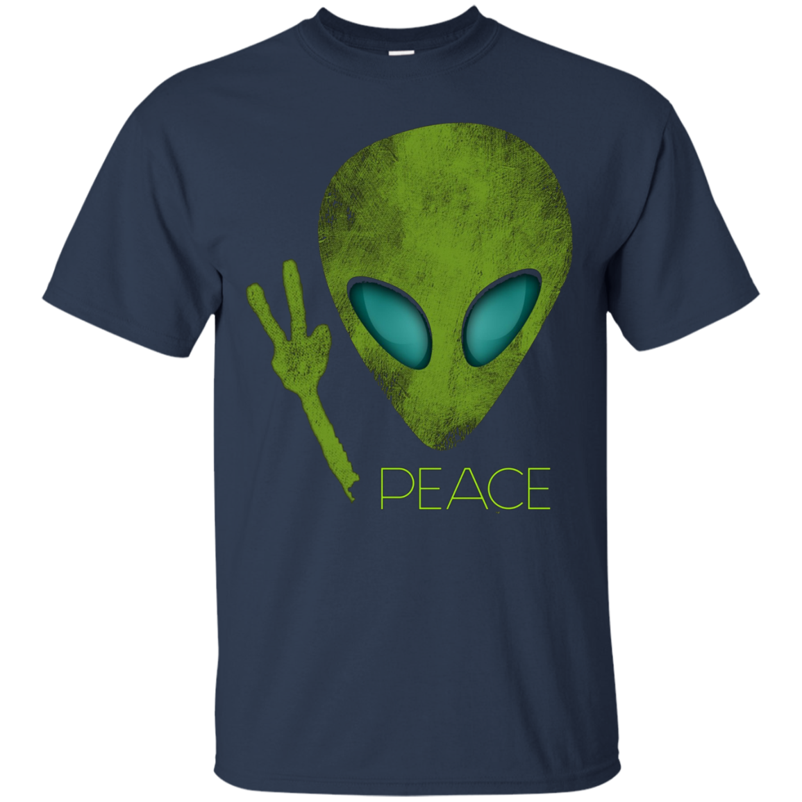 Alien Peace Cool Funny T-Shirt Cute UFO Lover Birthday Gift