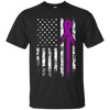 Image of T-shirt Alzheimer, Chemise Grunge drapeau américain
