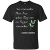 Image of Alzheimer awareness t-shirt for family member and friends