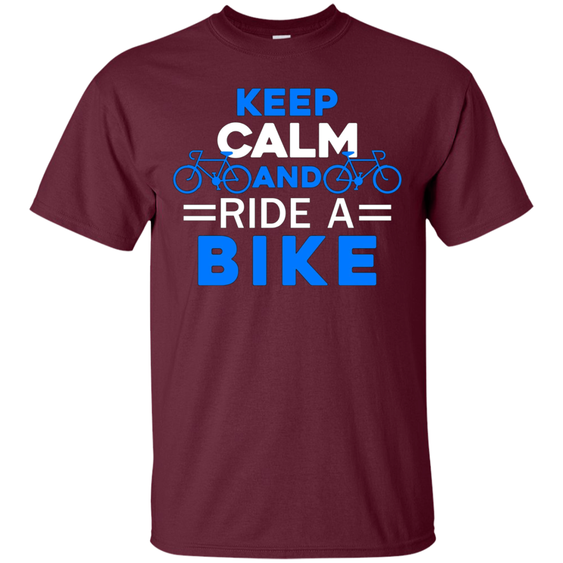 Bike Shirt - Keep Calm And Ride A Bike Tshirt