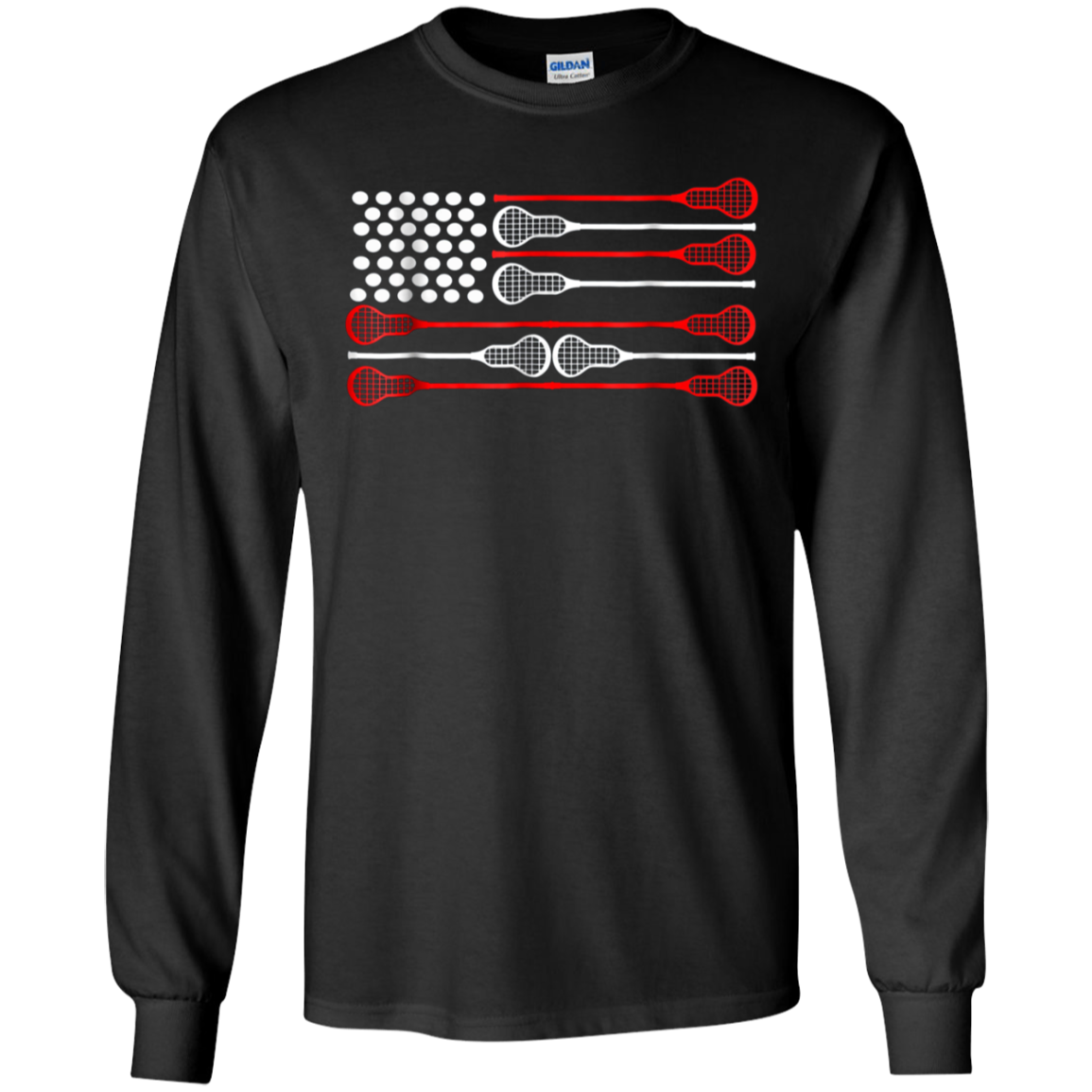 American flag lacrosse shirt 4th of july shirts for men gift