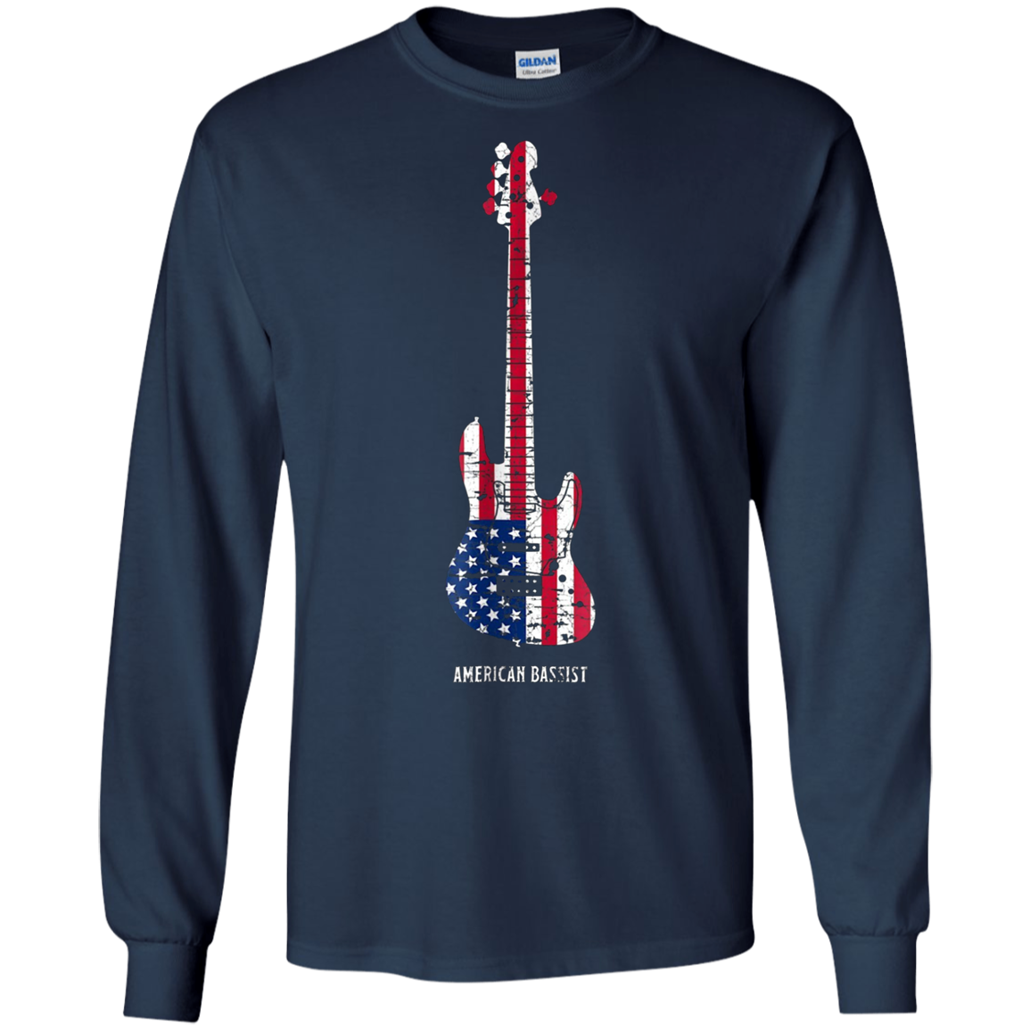 American Bassist Bass guitar Player T Shirt Music Gift Men