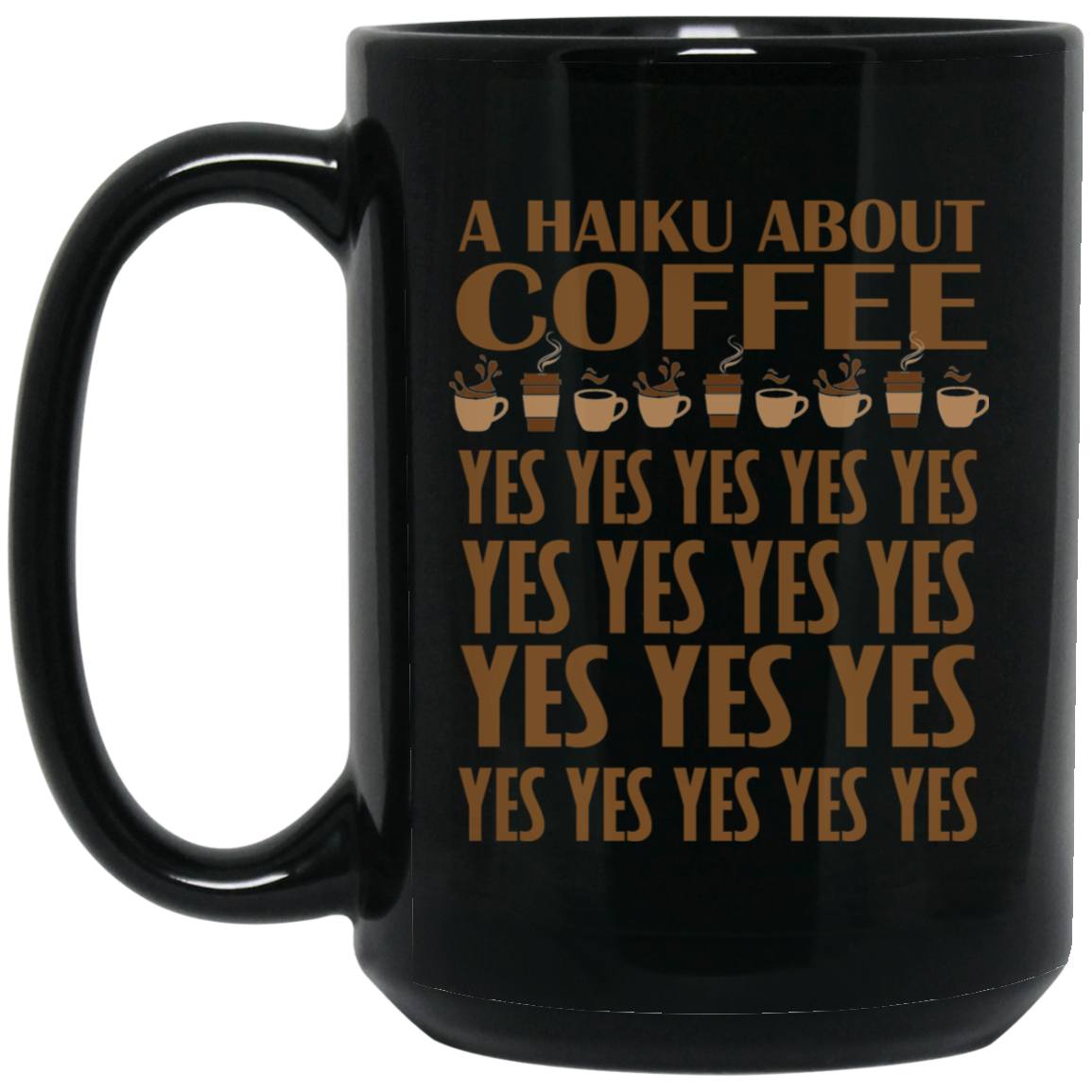 A Haiku About Coffee Yes Poem T-Shirt
