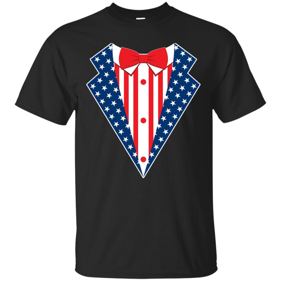 4th of July USA Tuxedo T-shirt