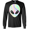 Image of Alien Head T-Shirt Holographic Effect