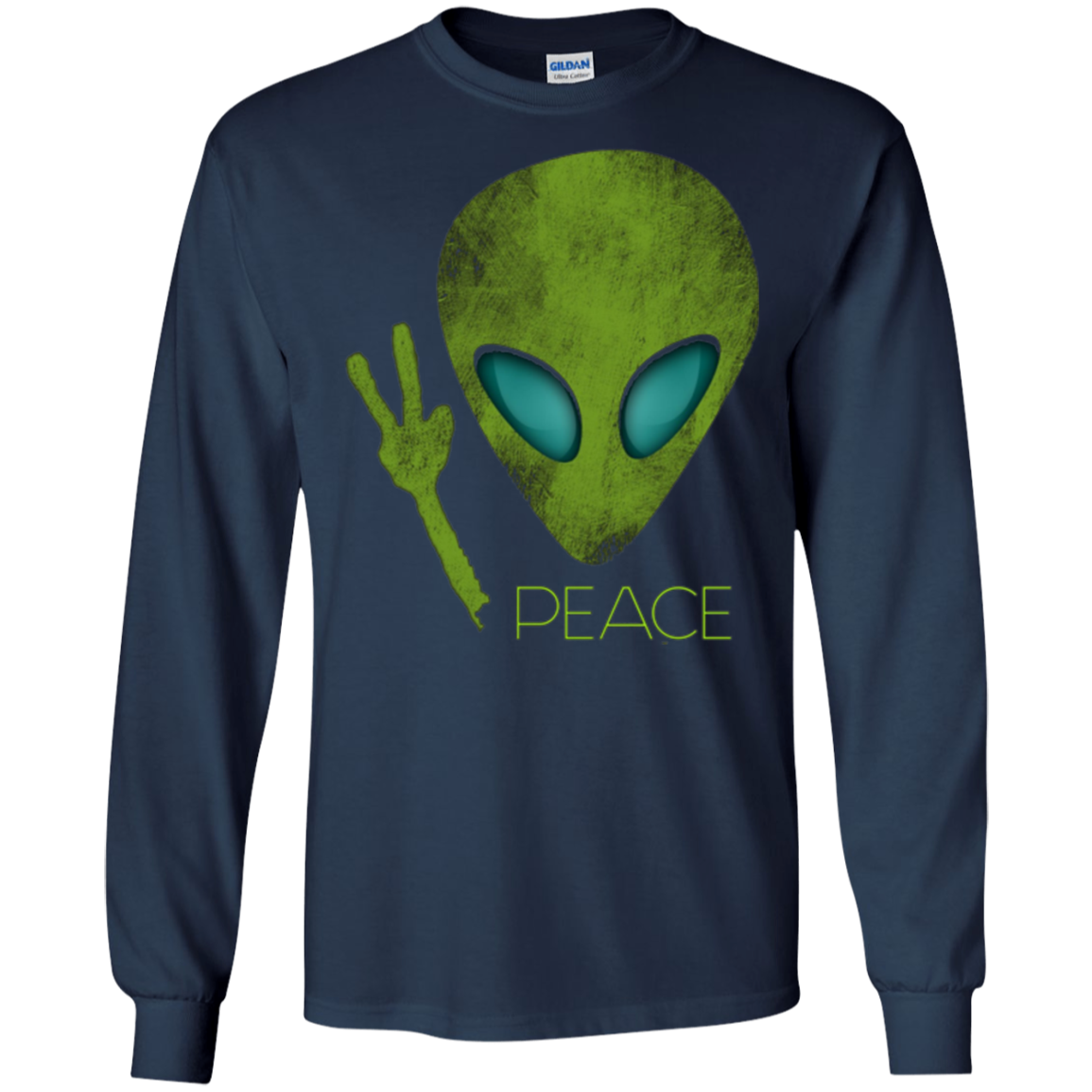 Alien Peace Cool Funny T-Shirt Cute UFO Lover Birthday Gift