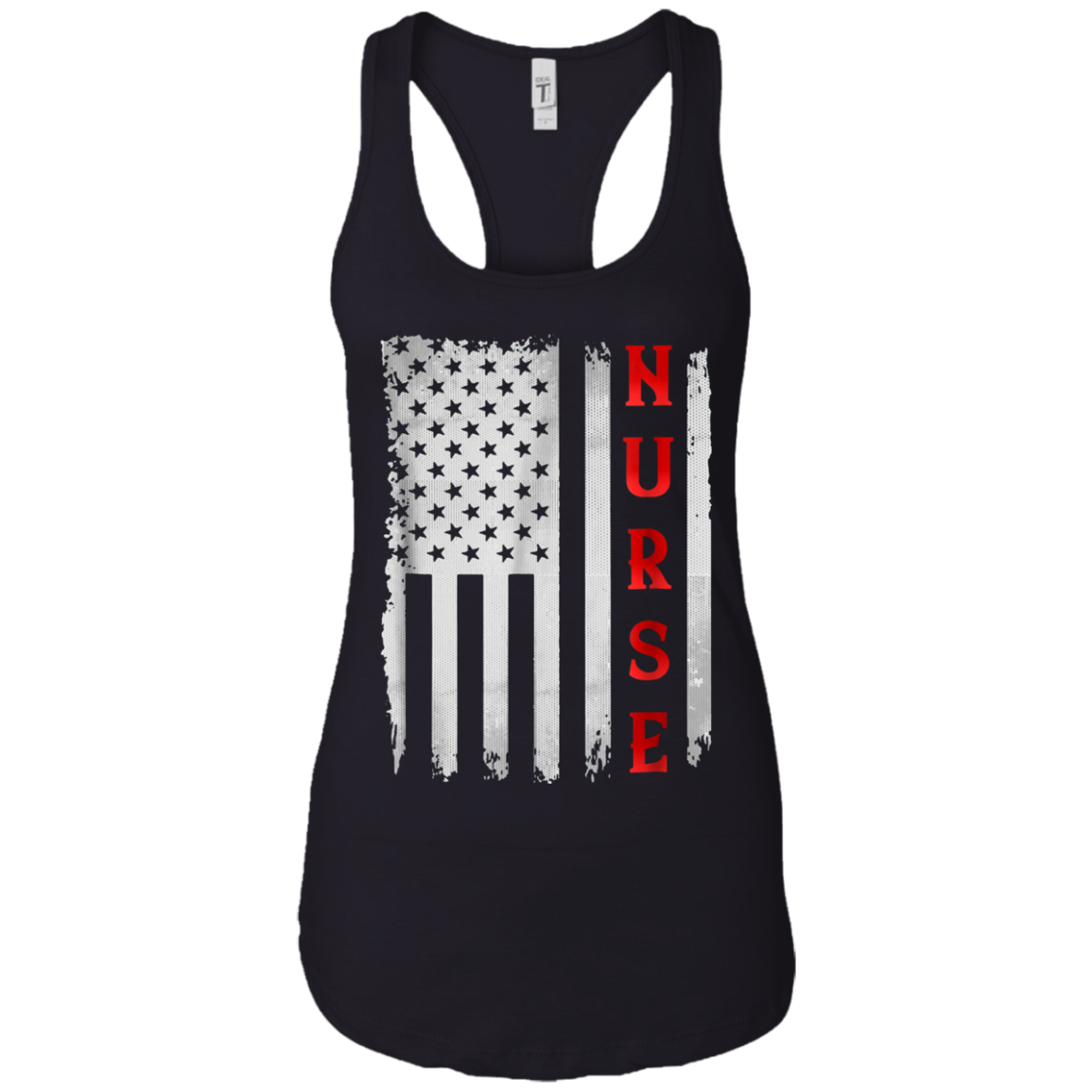American Flag Nurse Gift T-Shirt