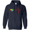 Image of Autism Shirt Heartbeat Mom Special Education Products