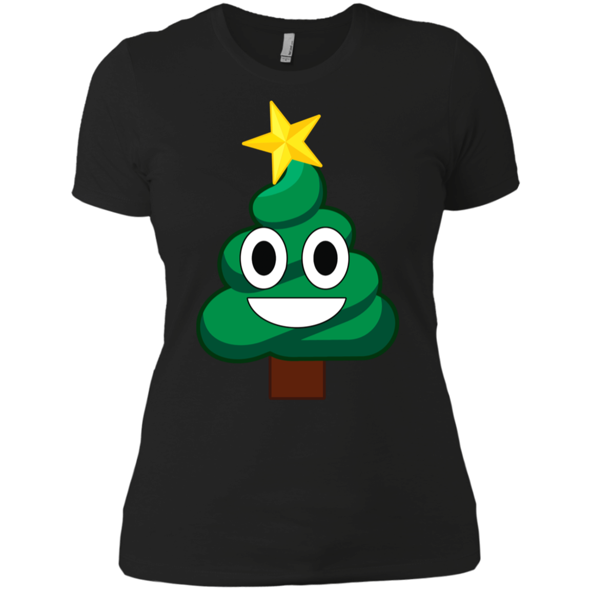 Christmas Tree Poop Emoji Shirt