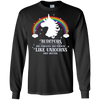 Image of Auditors Fabulous Magical Unicorns Funny Long Sleeve Shirt
