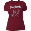 Image of "Dia De Los Muertos" Dancing Mariachi Skeletons Tee Shirt
