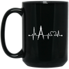 Image of Architect Heartbeat T-Shirt Funny Compass Architecture Gift