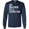 Image of Alzheimer's Awareness T-Shirt For Brothers Purple Ribbon Tee