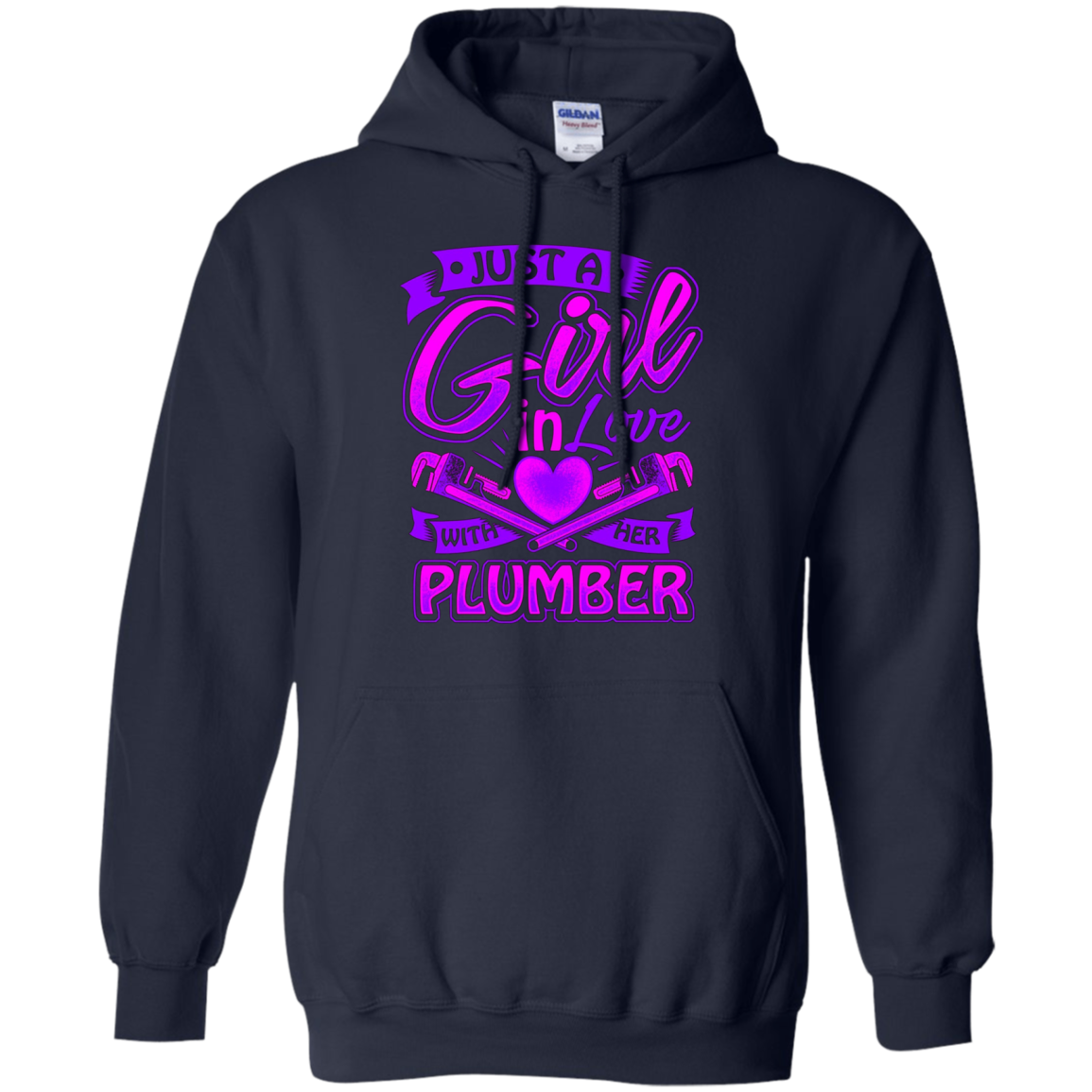 A Girl on love with her Plumber t shirt for Plumbers Wife