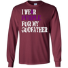 Image of Alzheimer's Awareness T-shirt I Wear Purple For My Godfather