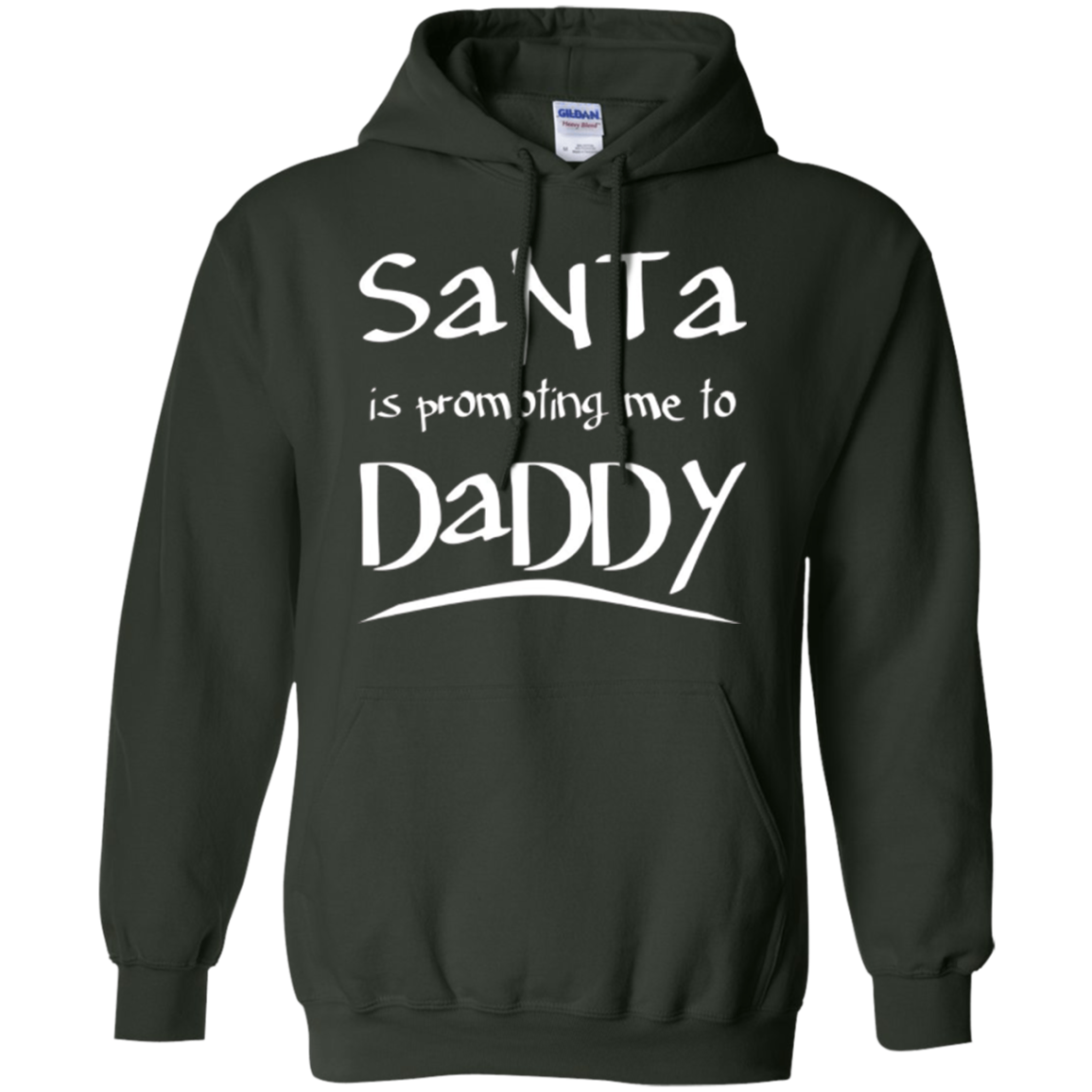 Santa Is Promoting Me To Daddy T-Shirt | Christmas Tee
