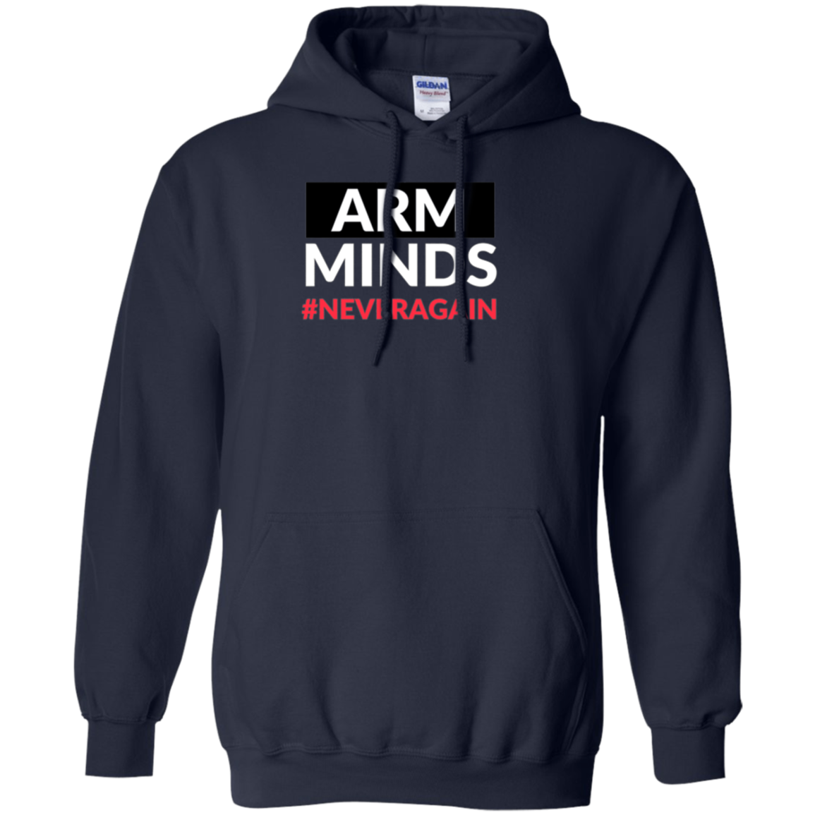 Arm Minds Never Again Gun Control T-Shirt