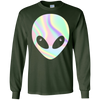 Image of Alien Head T-Shirt Holographic Effect