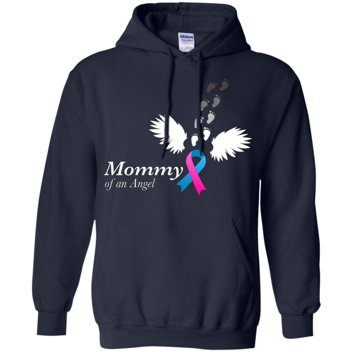 Angel Mommy T-Shirt. Miscarriage Awareness Infant Loss Tee