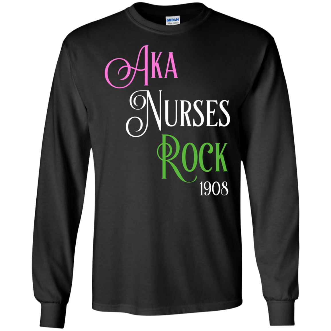 Alpha Kappa A Nurses LPN RN CNA Rock T-Shirt