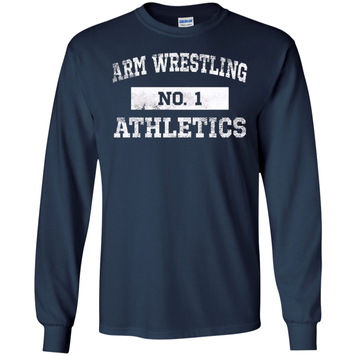Arm Wrestling Athletics T Shirt No. 1 Distressed