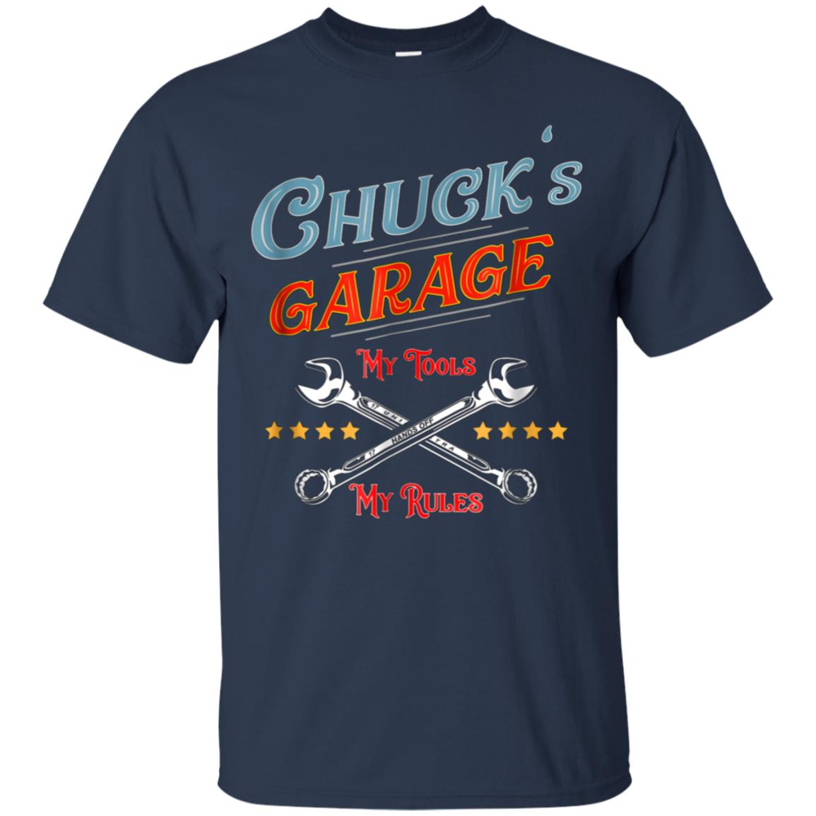 Chuck's Garage funny t-shirt