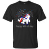 Image of Americorn Patritoic Licorne Happy 4th of July Long Sleeve
