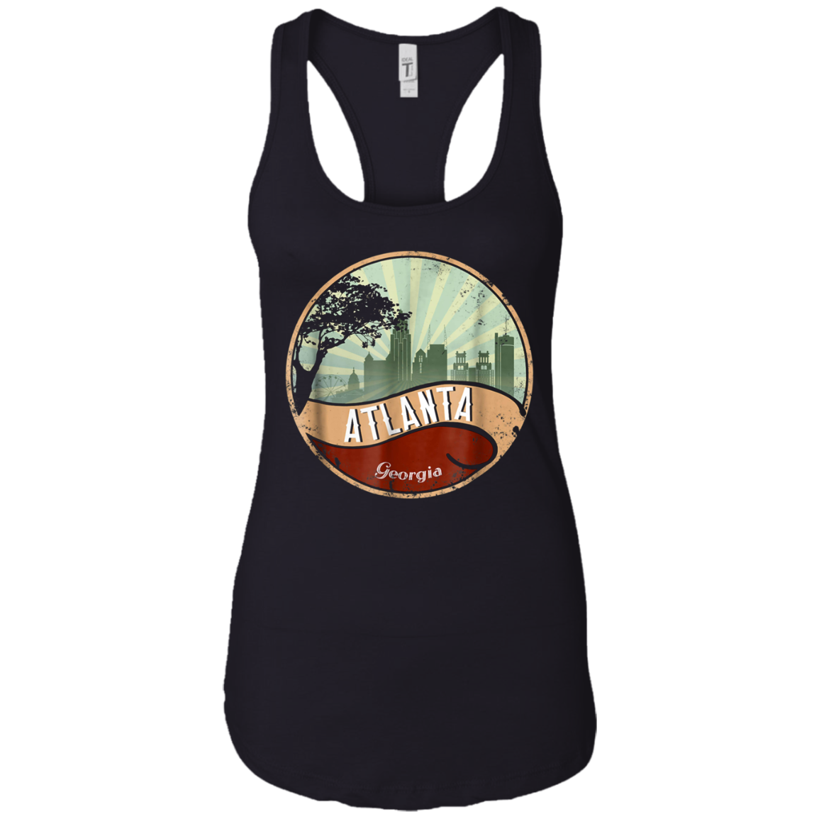 Atlanta Vintage Retro Design City Style T-Shirt