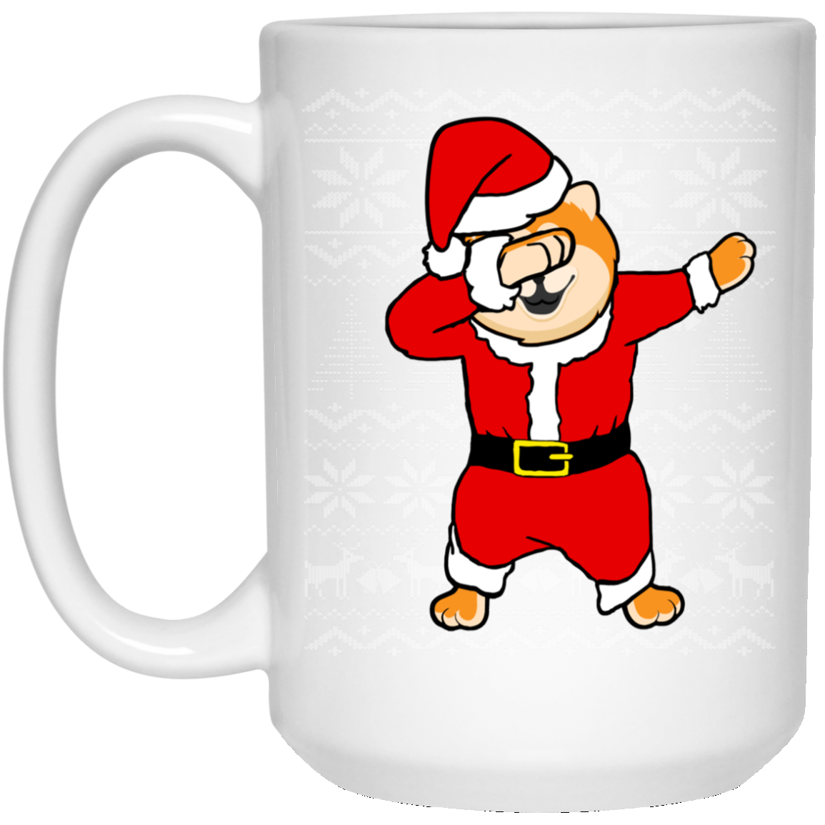 Akita Dabbing Santa Claus Merry Xmas Japanese