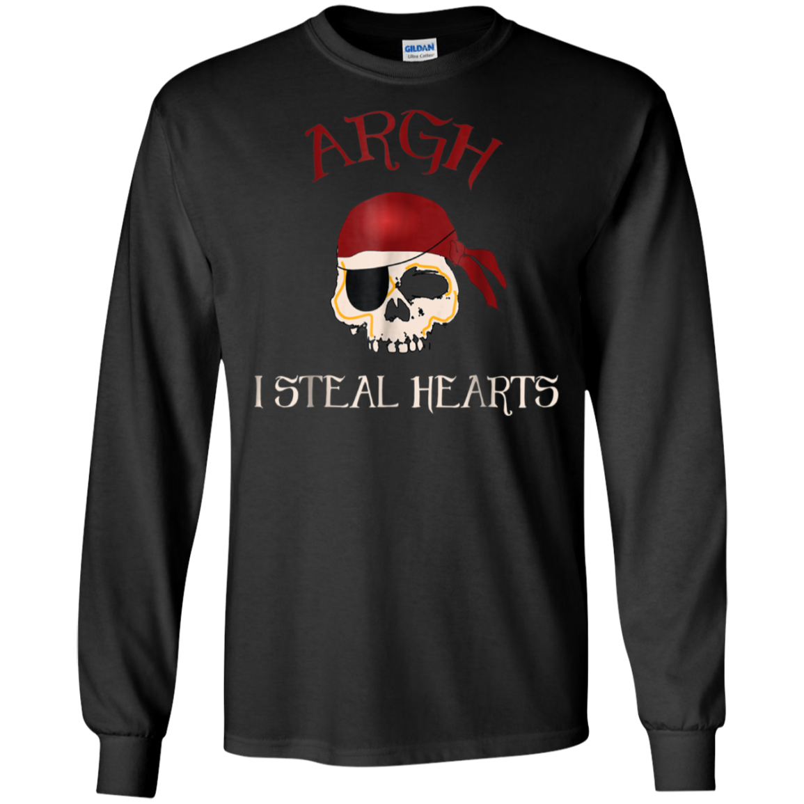 Argh I Steal Hearts Pirate Party Shirt Birthday