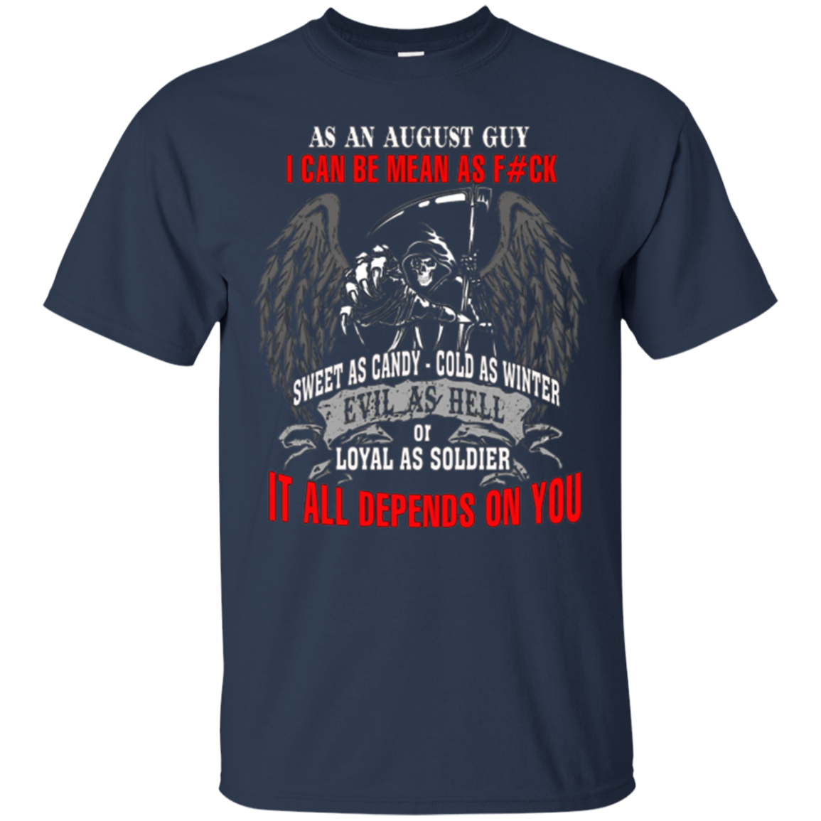 as a august guy t-shirt
