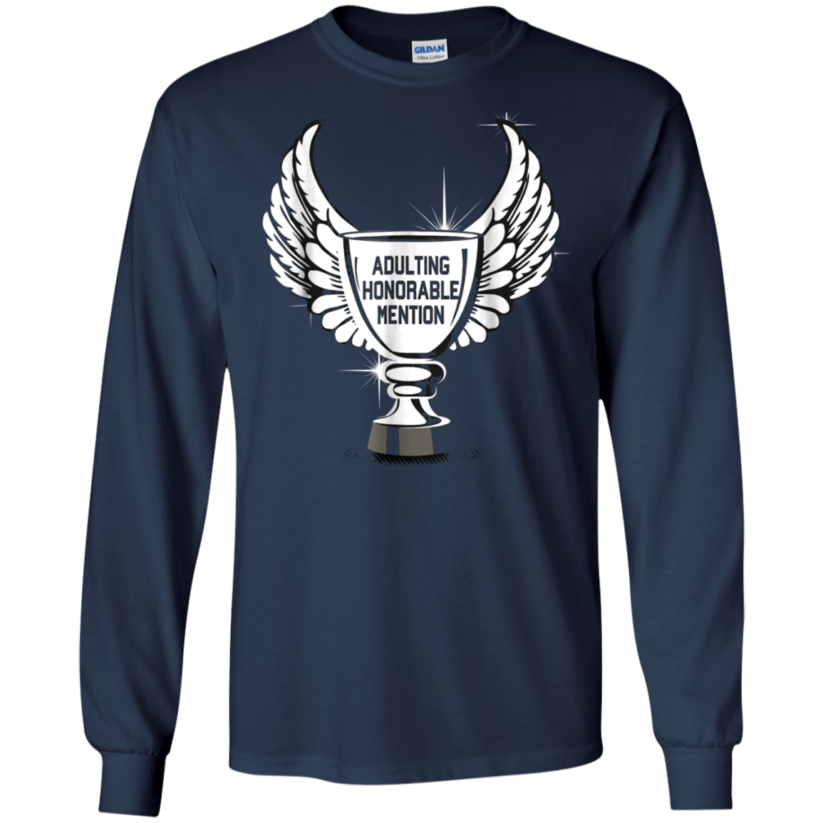 Adulting Honorable Mention Funny Trophy Graphic T-Shirt