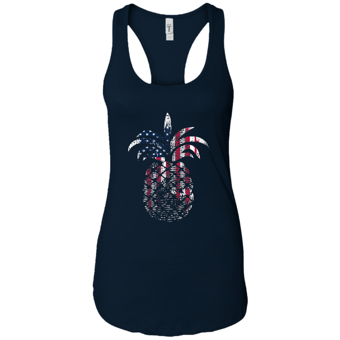 American Flag Pineapple 4th Of July Party T Shirt