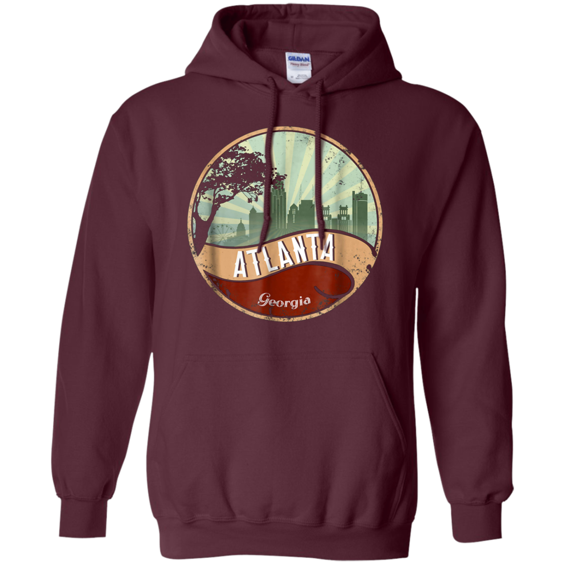 Atlanta Vintage Retro Design City Style T-Shirt