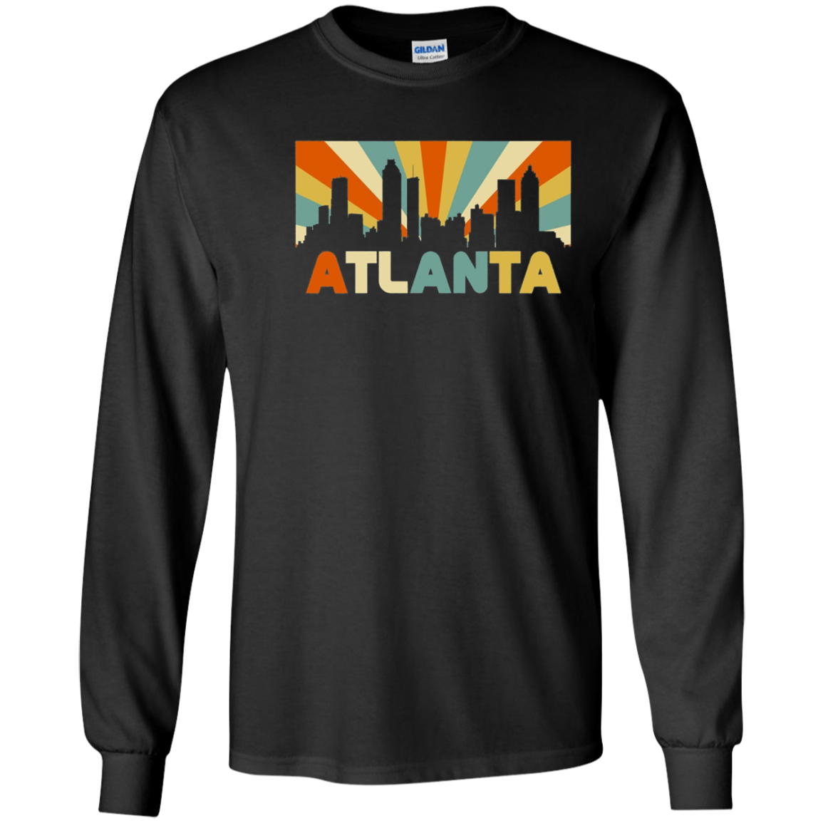 Atlanta City Retro Vintage T-Shirt Atlanta Disco 70s Georgia