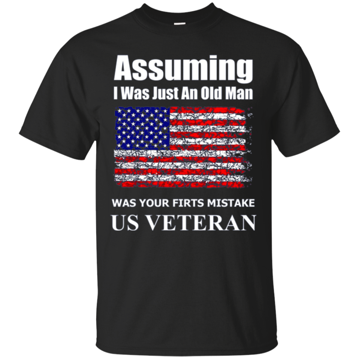 Assuming I Was Just An Old Man US Veteran Long Sleeve TShirt