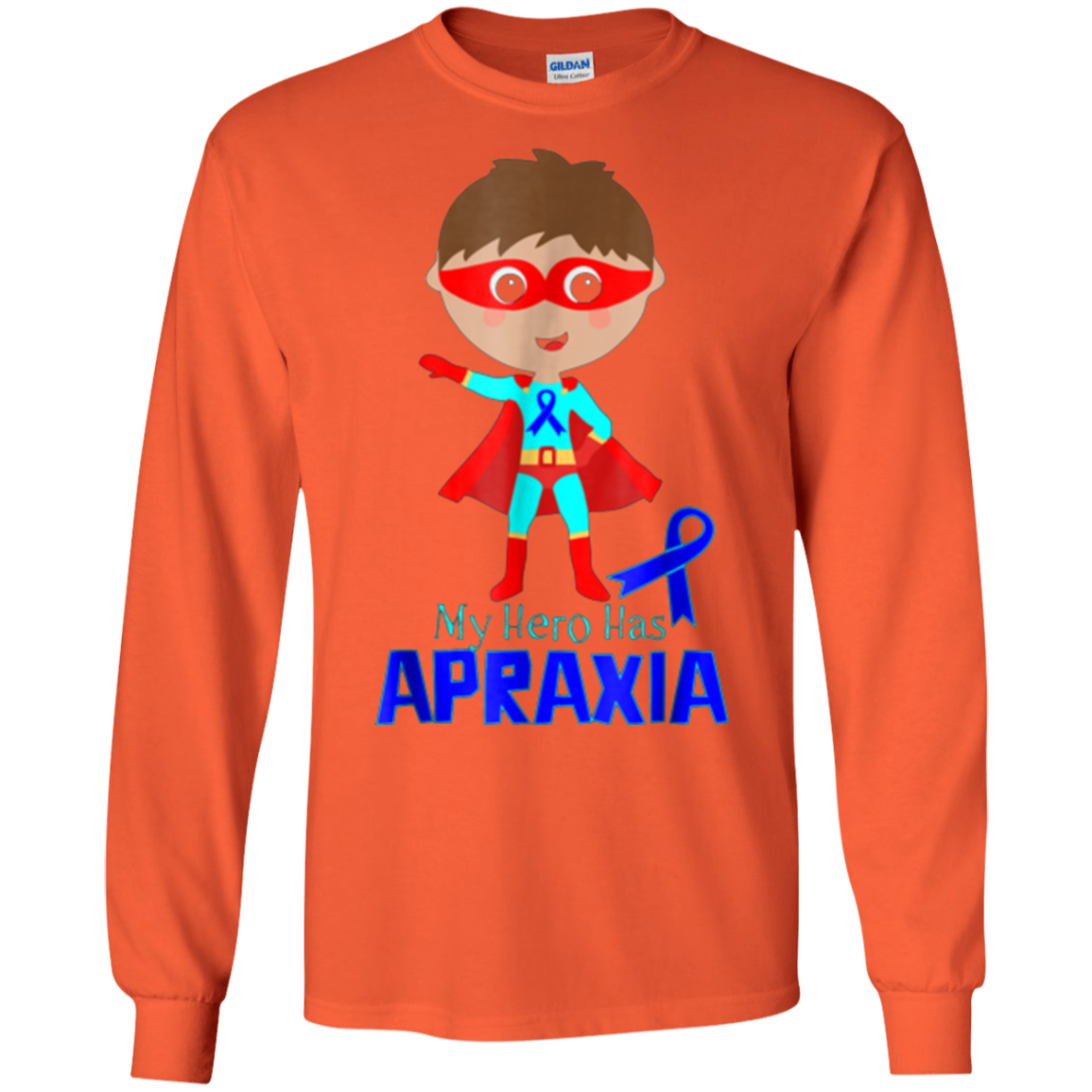 Apraxia Awareness T-shirt Blue Ribbon Apraxia Shirt