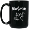 Image of "Dia De Los Muertos" Dancing Mariachi Skeletons Tee Shirt