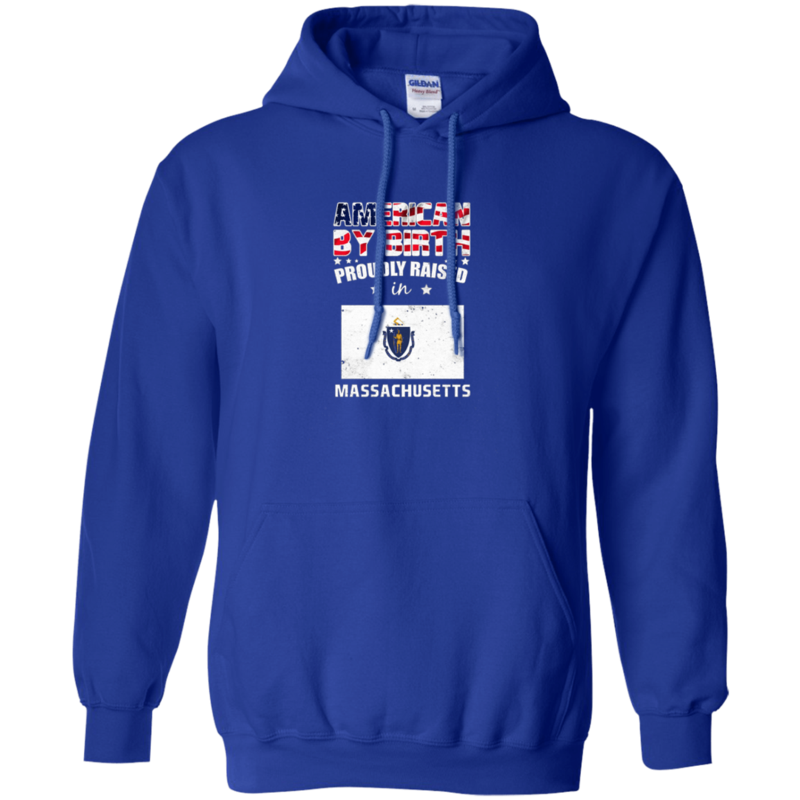American By Birth Proudly Raised In Massachusetts Flag Shirt