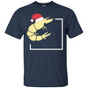 Image of Christmas Shrimp T-Shirt - Shrimp With Santa Hat Tee