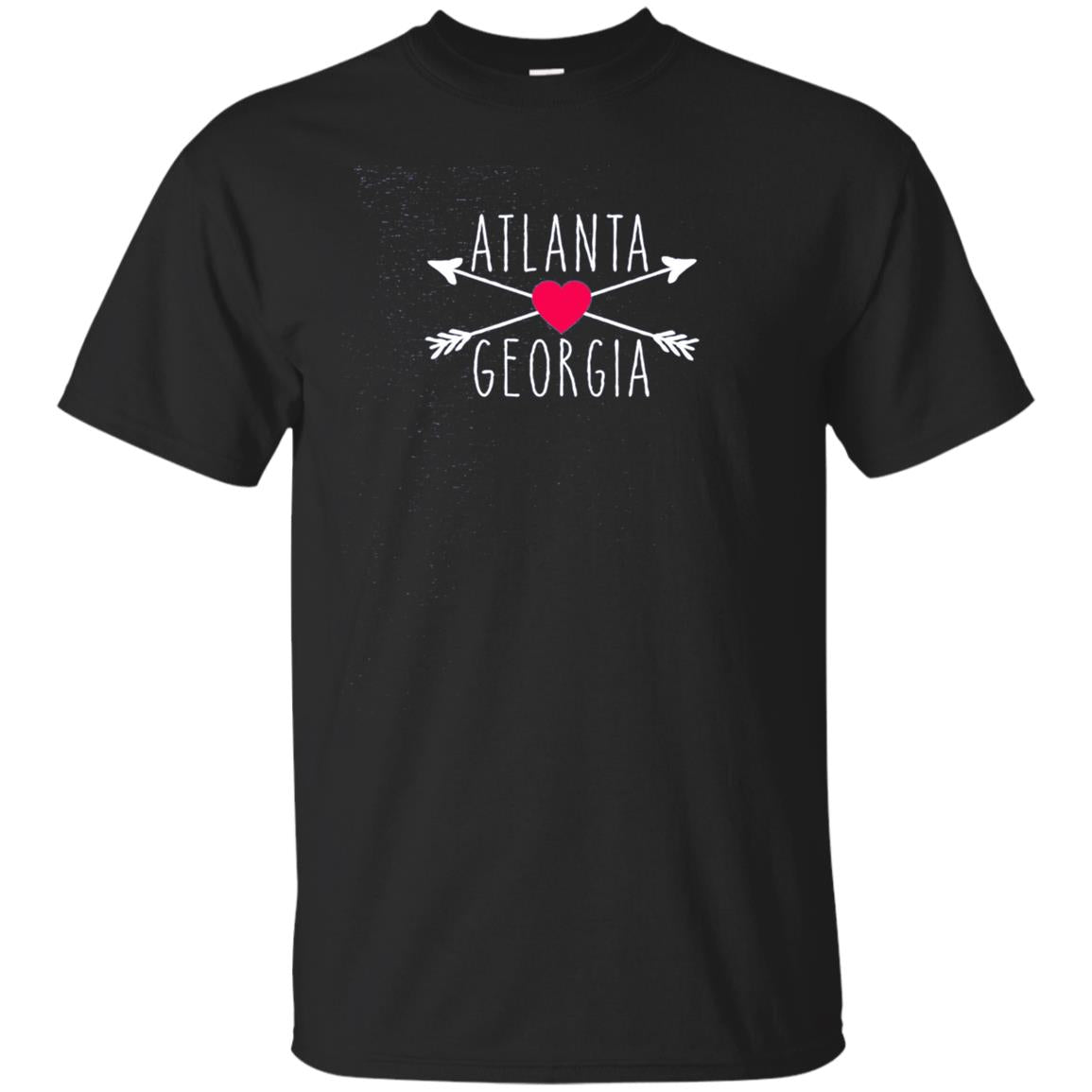 Atlanta GA Hearts and Arrows Tshirt by Scarebaby